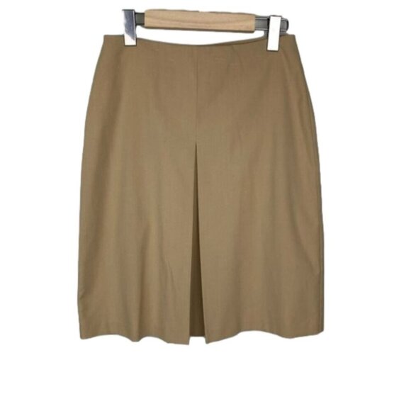 Sisley Beige Midi Skirt size 40 - Picture 1 of 7